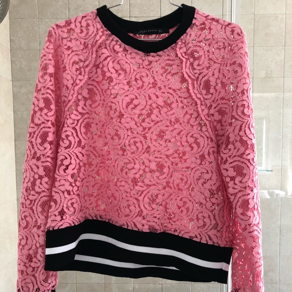 Zara lace top